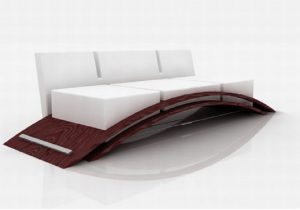 Modern wooden sofa design