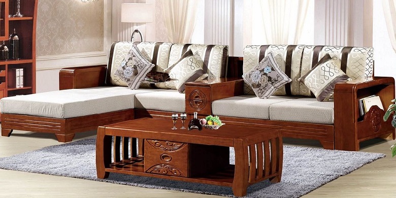 Modern Wood Sofa Set Designs Images - Tutorial Pics