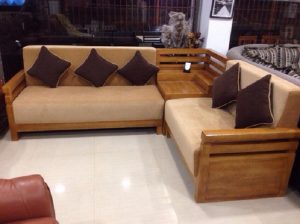 Teak Wooden Sofa Set Designs