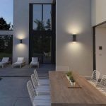 Outdoor wall up and downlights