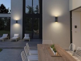 Outdoor wall up and downlights