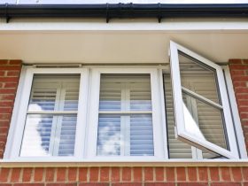 A double glazed window