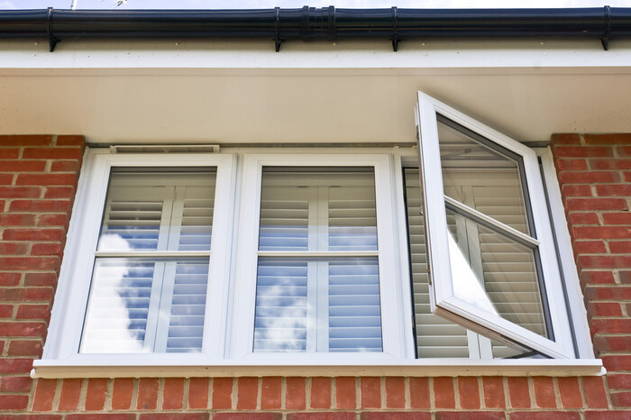 A double glazed window