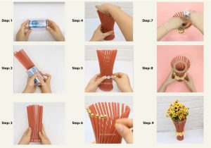 Handmade vase craft design steps