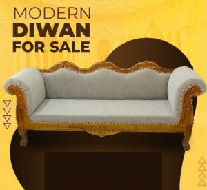 Modern Diwan teak wood Sofa Set