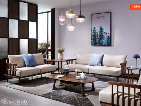 Mountain Teak Wood Classic Sofa Set