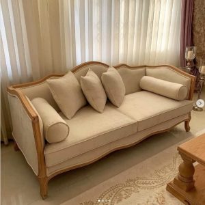 New Teak Wood Sofa Set Design Picture