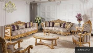 New teak wood sofa set design