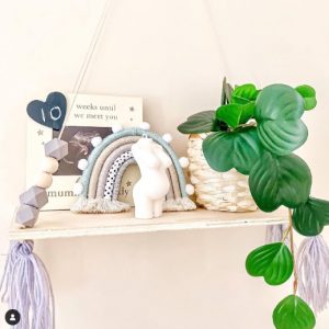 Boho Nursery Shelf