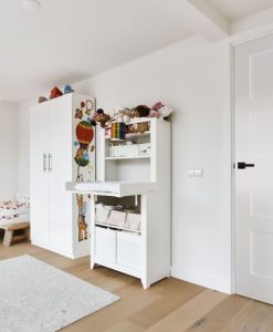 White Shelving for Nursery