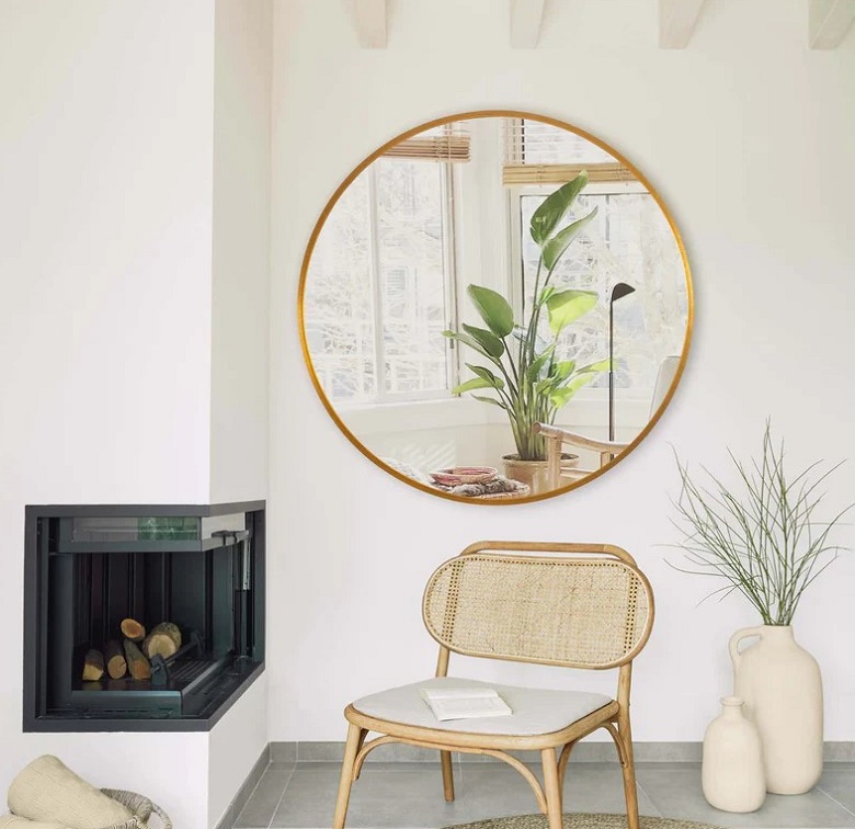 The Best 15 Gold Wall Mirrors For Your Living Room