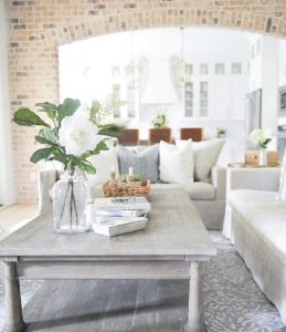 Accented passageway Interior Brick wall