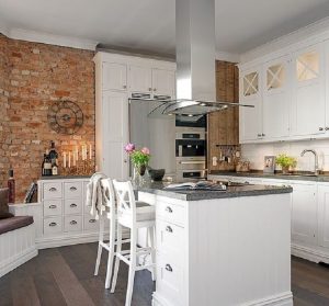 Kitchen backdrop wall