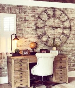 Rustic sophisticated wall