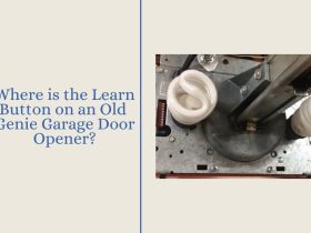 Where Is the Learn Button on an Old Genie Garage Door Opener?