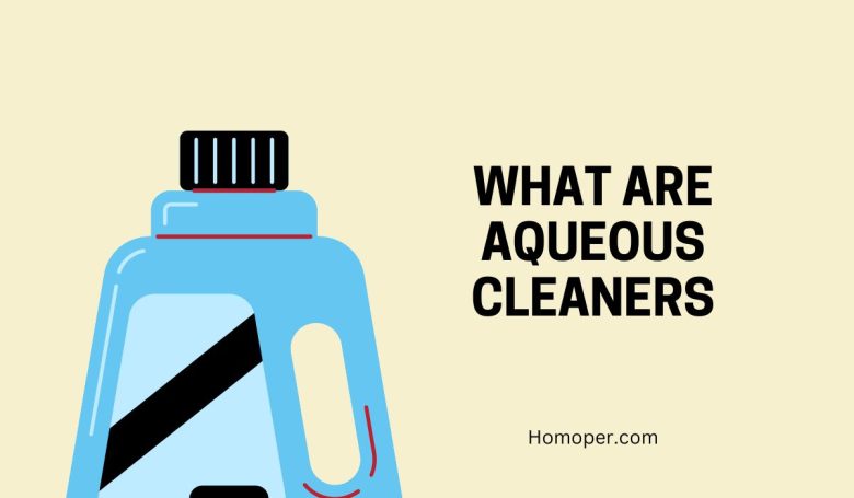Aqueous cleaners