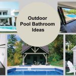 Outdoor pool bathroom ideas
