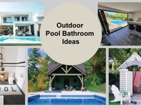 Outdoor pool bathroom ideas