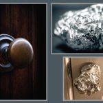 Why wrap foil around door knob when alone