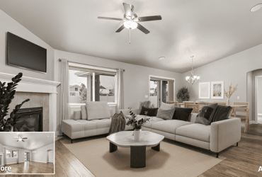 AI virtual staging