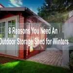 Outdoor storage shed