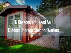 Outdoor storage shed