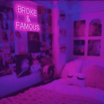 Baddie Aesthetic Room with LED Lights