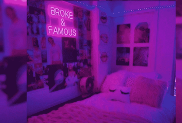 Baddie Aesthetic Room with LED Lights