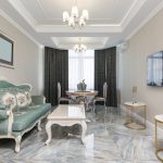 Marble floor polishing