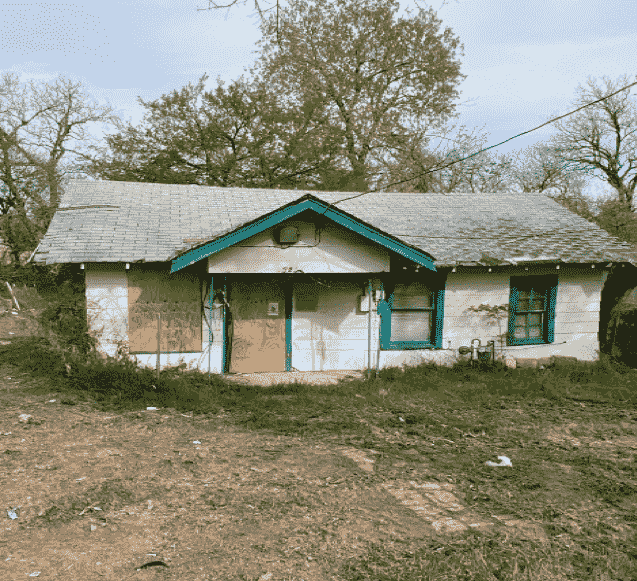 Heavily Damaged House