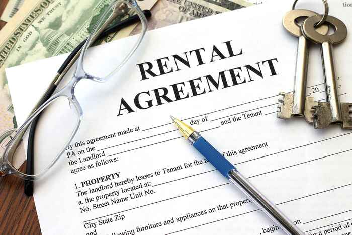 Rental agreement paper