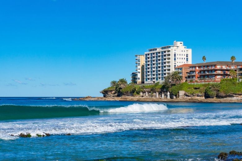 Living property near the sea beach