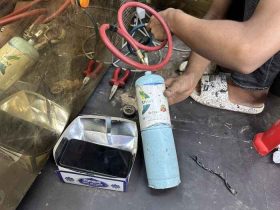 What is the evaporation temperature of R-134a at 0 psig?