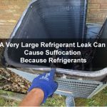 A Very Large Refrigerant Leak Can Cause Suffocation Because Refrigerants