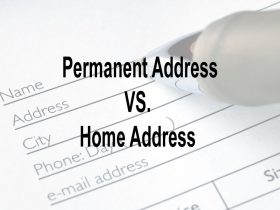 Permanent Address VS. Home Address