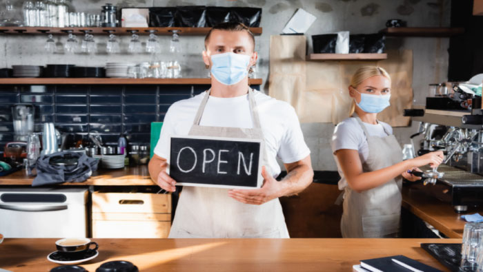 Service in a restaurant