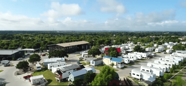 Community First Tiny House Village is Located in Austin, Texas