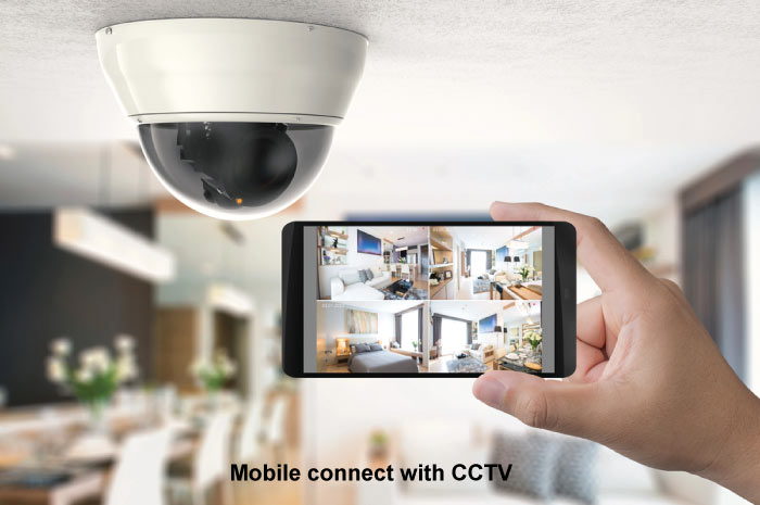 Mobile connect with CCTV