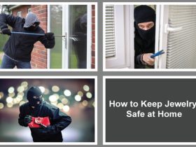 Thief stealing jewelry from home