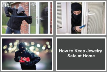 Thief stealing jewelry from home