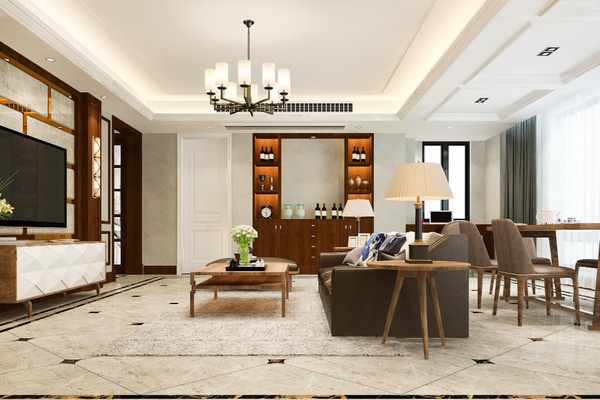 Modern living room interior design